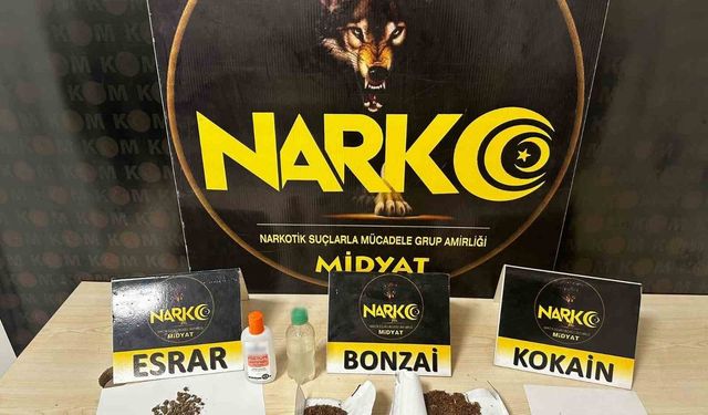 Mardin'de uyuşturucu operasyonu: 3 şüpheli yakalandı