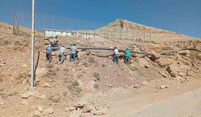 MARSU, Dargeçit'te içme suyu hattını rahatlatacak çalışmayı tamamladı