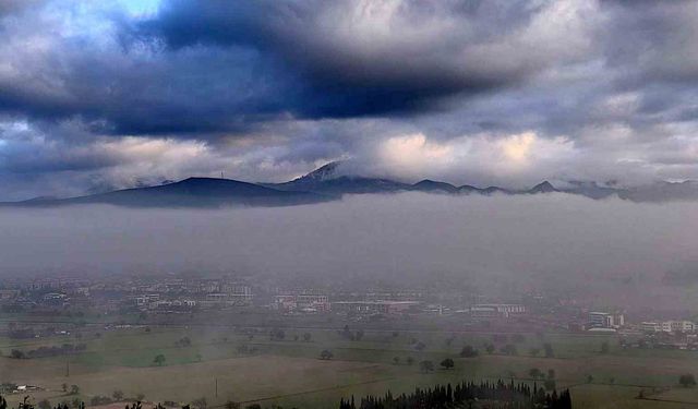 Menteşe Karabağlar yaylasında kartpostallık sabah