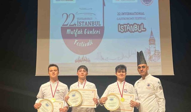 Menteşe'nin genç şeflerinden madalya yağmuru