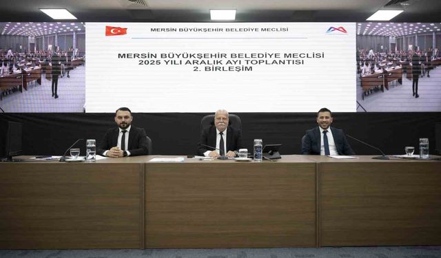Mersin Büyükşehir Belediye Meclisinde 20 madde görüşüldü