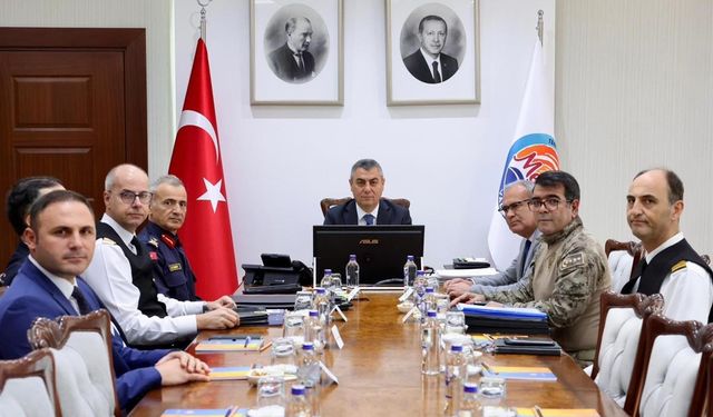 Mersin'de Güvenlik ve Asayiş Değerlendirme Toplantısı yapıldı