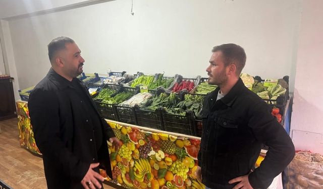 MHP Iğdır İl Başkanı Hüseyin Ateş'ten esnaf ziyaretleri