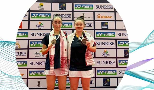 Milli badmintoncular Erçetin ve İnci'den Guwahati Masters'ta bronz madalya