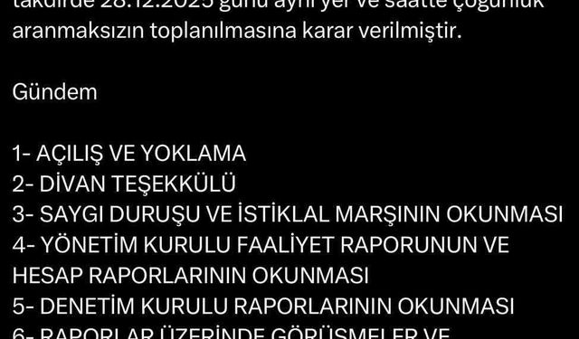 Muhammet Kıratlı'nın istifası sonrası Sakaryaspor'da kongre süreci başladı