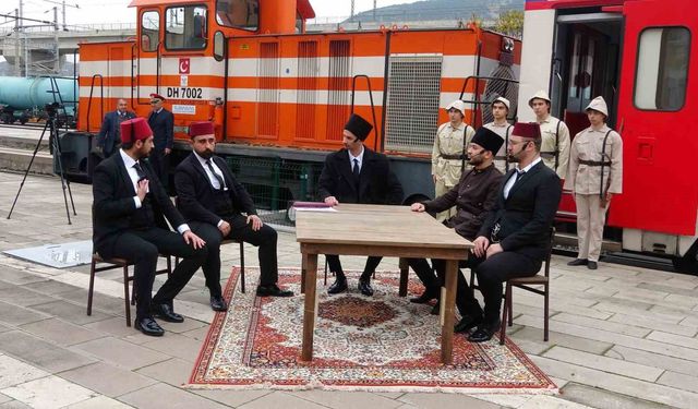 Mustafa Kemal Atatürk'ün Bilecik'e gelişi canlandırıldı