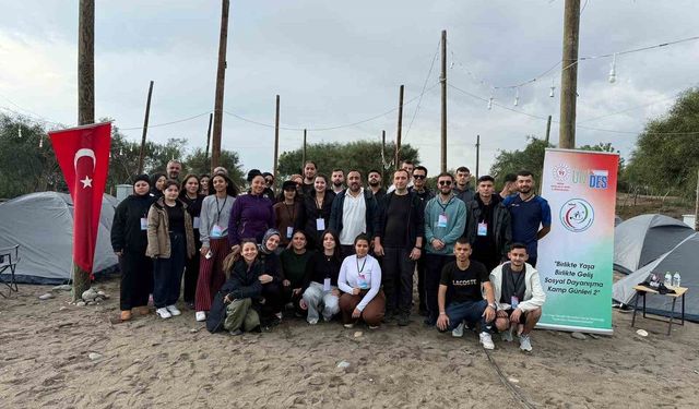 NÖHÜ'nün 'Birlikte Yaşa Birlikte Geliş' kamp günleri Mersin'de gerçekleşti