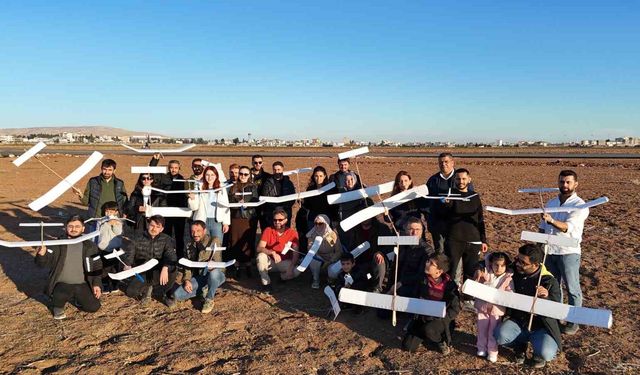 Nusaybin'de ilk kez model uçak eğitimlerinde uygulamalı test etkinliği düzenlendi