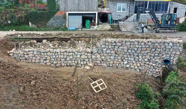 OBB'den Altınordu'da 6,5 yılda 42 bin metreküp taş duvar çalışması