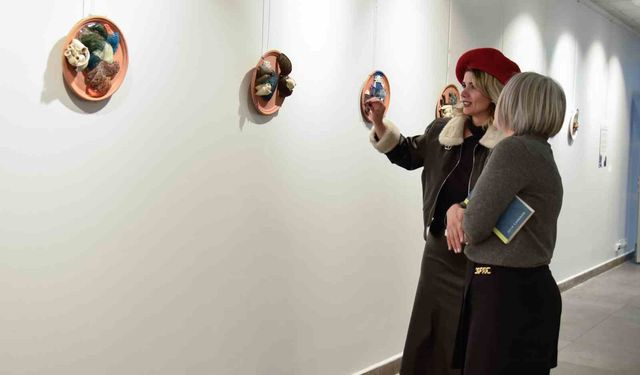 OMÜ'de 'Mavi Yolculuk' sergisi