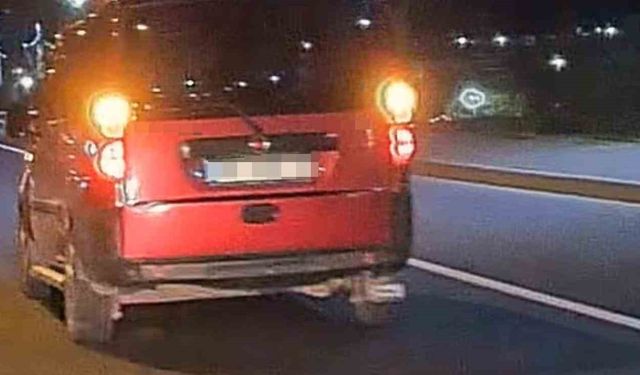 Ordu'da trafiği tehlikeye düşüren sürücüye 14 bin TL ceza