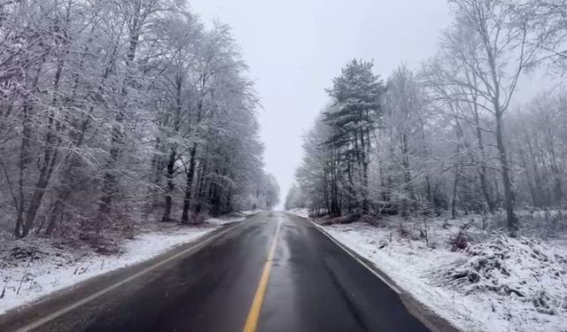 Ordu'nun yüksek kesimleri beyaza büründü