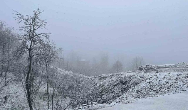Ordu'nun yüksekleri beyaza büründü