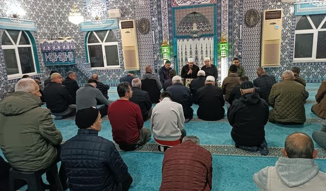Ortaca'da yılın son sabah namazı buluşması Akkuyu Camii'nde oldu
