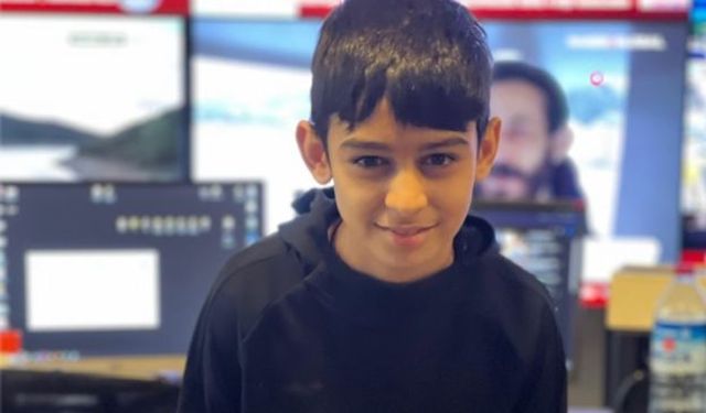 Ortaokul öğrencisinden 'barış' çağrısı