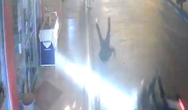 Osmaniye'de motosiklet kazası kamerada