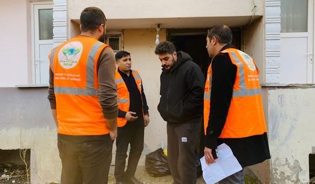 Patnos'ta ihtiyaç sahibi alelere yardım