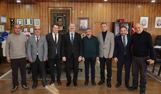 Rektör Hacımüftüoğlu, DAGC ve DGF yönetimini kabul etti