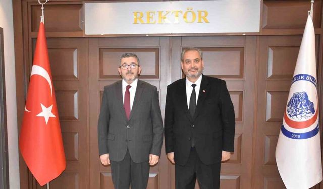 Rektör Kaplancıklı'dan Afyon'da iş birliği adımı