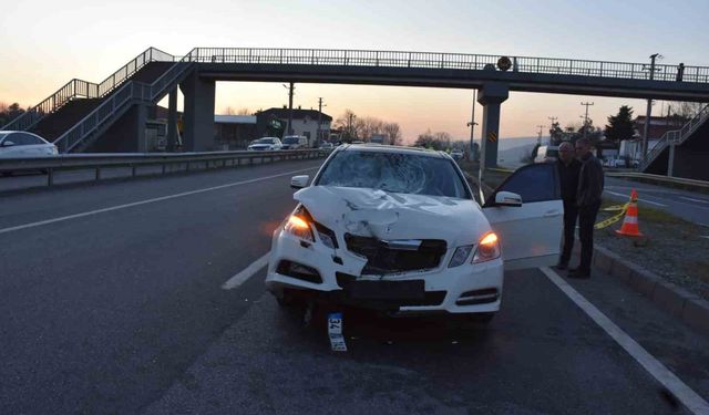 Sakarya'da feci kaza: Otomobilin çarptığı bir kişi hayatını kaybetti