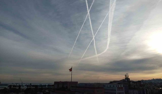 Samsun semalarında dikkat çeken manzara