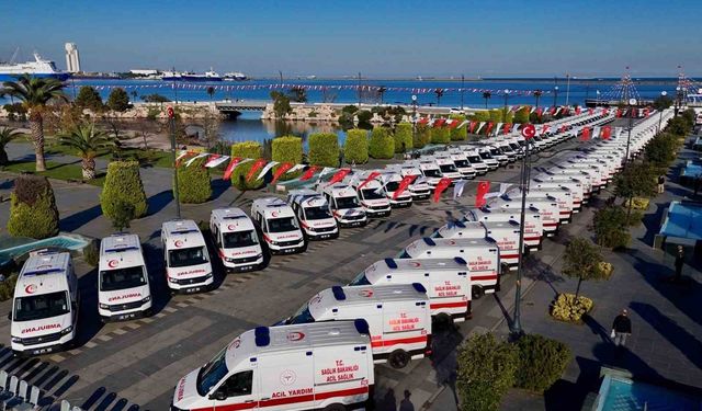 Samsun'a 100 yeni ambulans: Filodaki araç sayısı 60'tan 160'a çıkıyor