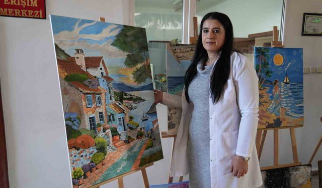 Sanatla yaralarını sardı: Selda Güneş resimle hayata yeniden tutundu