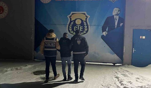 Sarıkamış'ta 15 yıl hapis cezası olan 1 kişi yakalandı