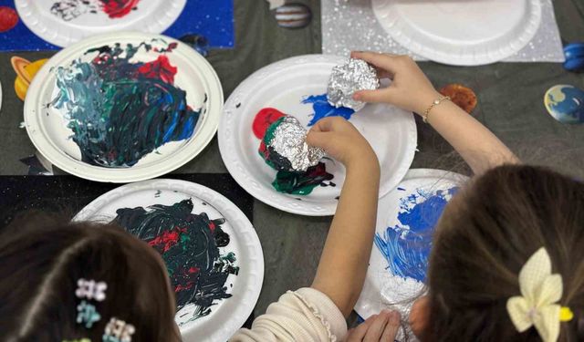 Sincan Belediyesi'nden miniklere uzay temalı etkinlik