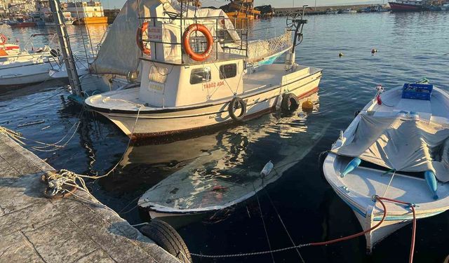 Sinop'ta kayık battı