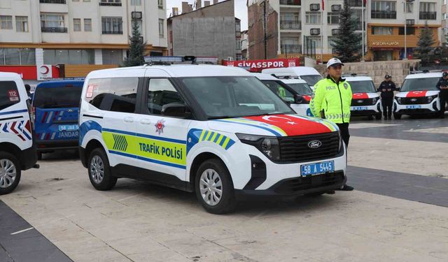 Sivas'ın asayiş gücü modern araçlarla daha da güçlendi