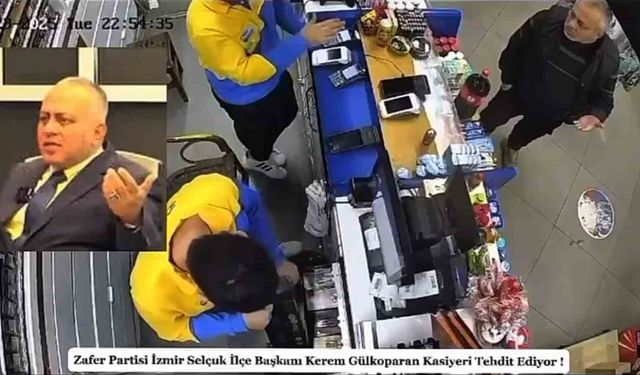 Siyasi parti ilçe başkanından kasiyere tehdit