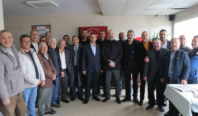 Söke Belediye Başkanı Arıkan, MHP İlçe Teşkilatı ile bir araya geldi