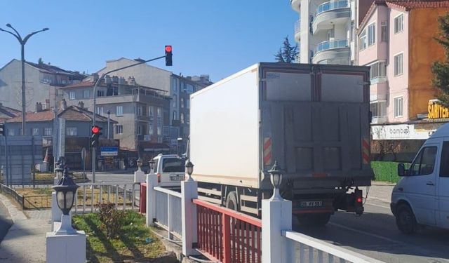 Şuhut'ta dron destekli trafik denetimi yapıldı