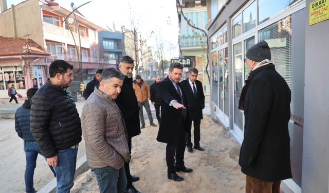 Tavas ilce merkezinde üst yapı çalışmalarını tüm hızıyla devam ediyor