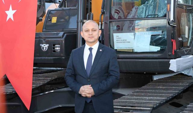TBB'den Kırıkkale Belediyesi'ne 8 milyon liralık ekskavatör hibesi