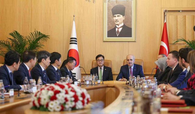 TBMM Başkanı Kurtulmuş, Kore Cumhuriyeti Ulusal Meclisi Başkanı Woo Wonshik ile görüştü