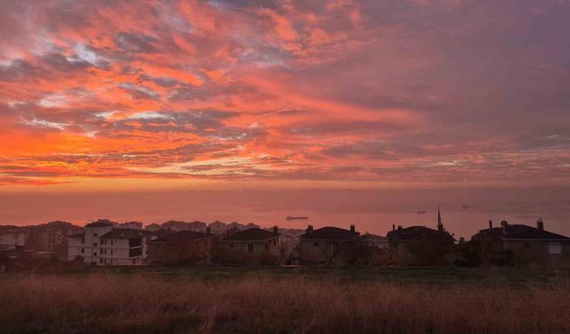 Tekirdağ'da muhteşem görüntü: Renklerin dansı