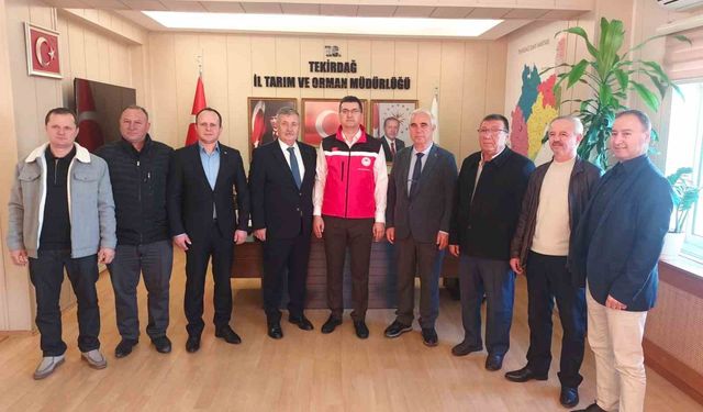 Tekirdağ'da tarımsal örgütlere birinci derece belge
