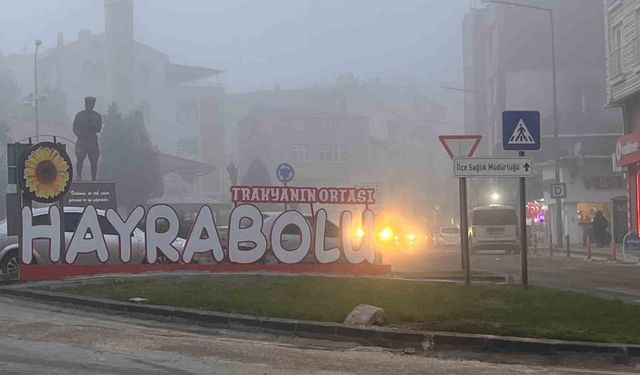 Tekirdağ'da yoğun sis etkili oldu
