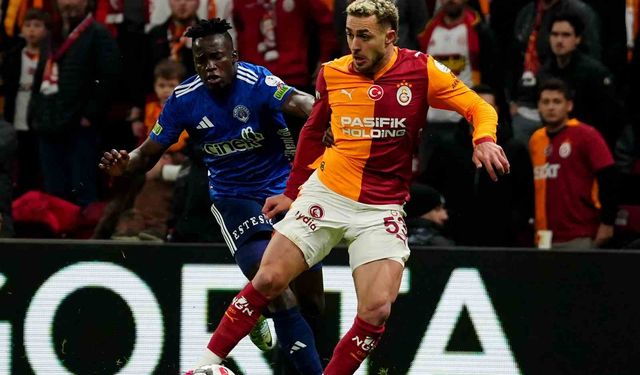Trendyol Süper Lig: Galatasaray: 1 - Kasımpaşa: 0 (İlk yarı)