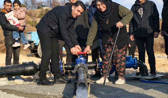 Tunceli'nin bir mahallesinde içme suyu sorunu çözüme kavuştu