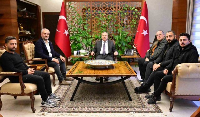 Vali Ali Fidan Düzceli gazetecileri ağırladı