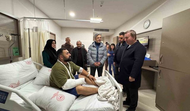 Vali Aydoğdu'dan hastalara moral ziyareti