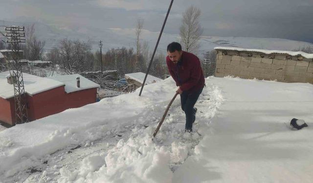 Van'da kar yağışı: Yüksek kesimlerde zorlu şartlar