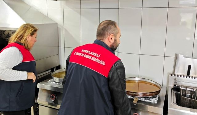 Vize'de kuru yemiş, pastane ve içkili mekanlara yılbaşı denetimi