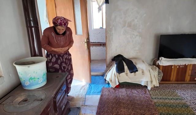 Yokluk içinde yaşadığı evde yapılan düzenlemeler Keziban teyzenin yüzünü güldürdü