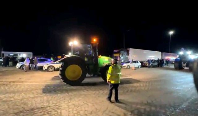 Yunanistan'daki çiftçi eylemi İpsala Sınır Kapısı'nı kapattı