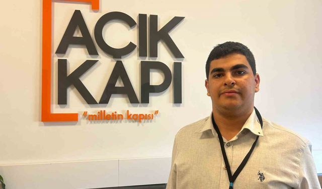 Zihinsel engelli Eymen'in valilikte çalışma hayali gerçek oldu