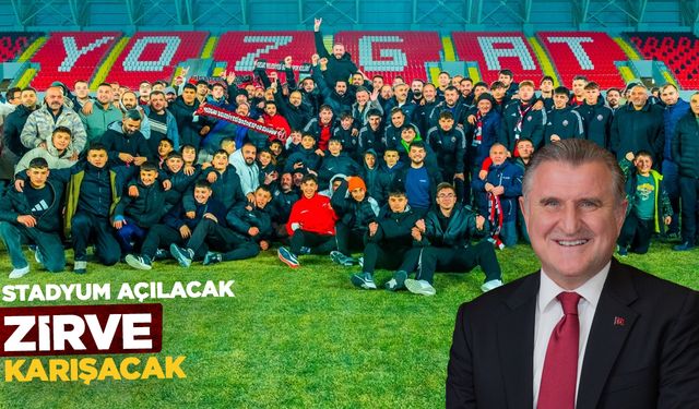 Stadyum açılacak zirve karışacak!